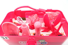 Load image into Gallery viewer, Medical Box Pink Doctor Nurse Medical Kit Playset