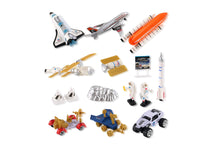 Load image into Gallery viewer, Mars Space Shuttle Playset for Kids With Rockets Satellites Rovers &amp; Vehicles