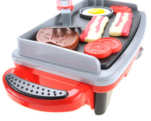 Load image into Gallery viewer, Breakfast Griddle Electric Stove Play Food Kitchen Grill Set for Kids