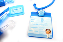 Load image into Gallery viewer, Medical Box Blue Doctor Nurse Medical Kit Playset