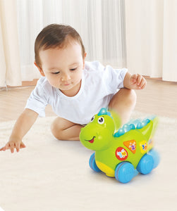 Talking Dinosaur Toy With Lights, Sounds, And Educational Activities