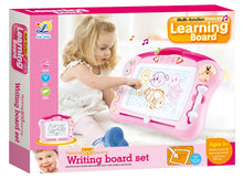 Load image into Gallery viewer, Magnetic Doodle Drawing Board For Sketching With Lights And Sound (Pink)