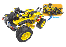 Load image into Gallery viewer, Bulldozer, 2 in 1 3d flexible plastic building blocks for boys