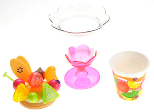 Play Food Set with Cupcake, Cakes, Ice Cream & Sundae