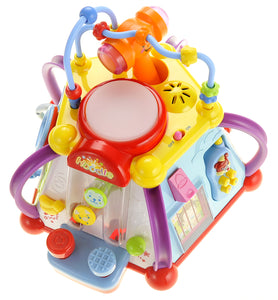 Educational Cube Tot With Musical Activities, Sounds And Lights For Kids