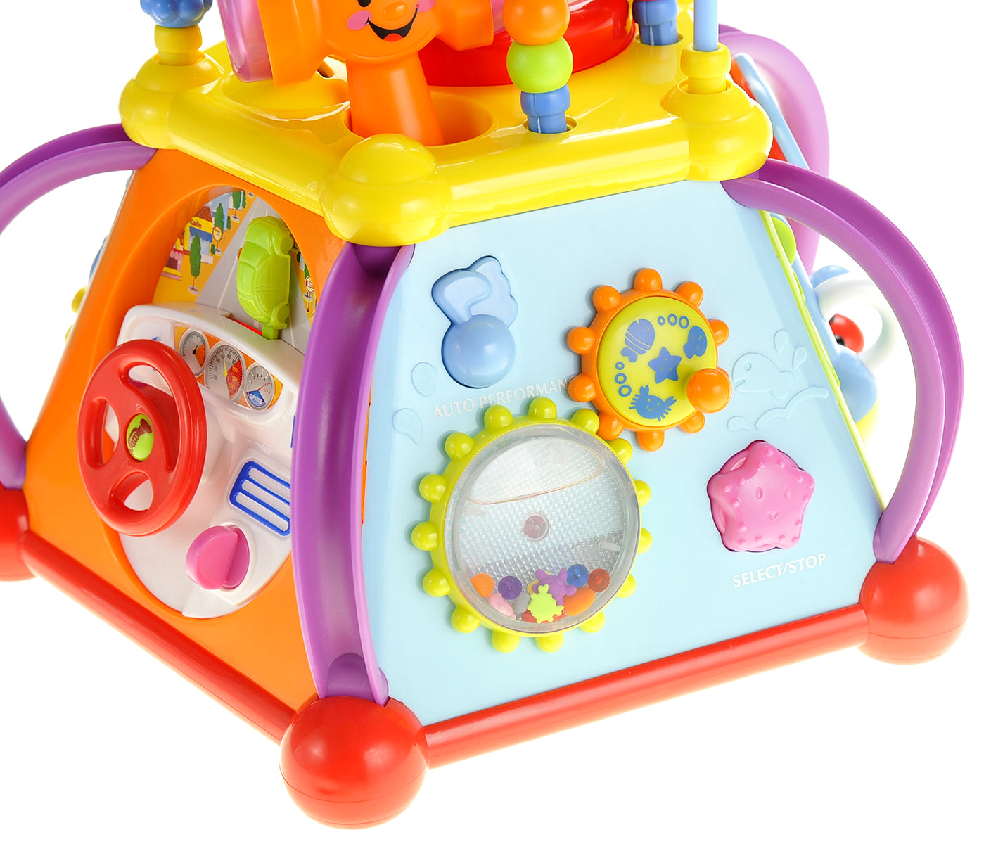 Educational Cube Tot With Musical Activities, Sounds And Lights For Kids