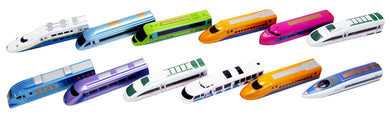 Pull Back Toy Train Set of 12