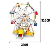 Load image into Gallery viewer, Metal Toy Ferris Wheel Model Building Kit With Lights And Music