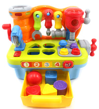 Load image into Gallery viewer, Little Engineer Multifunctional Musical Learning Tool Workbench for Kids