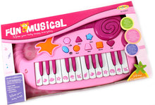 Load image into Gallery viewer, Musical Fun Electronic Piano Keyboard for Kids with Record and Playback (Pink)