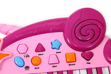 Load image into Gallery viewer, Musical Fun Electronic Piano Keyboard for Kids with Record and Playback (Pink)