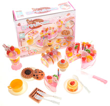 Load image into Gallery viewer, Birthday Cake 75pcs Pretend Play Food Toy Set Pink