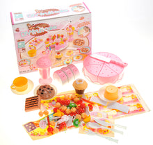 Load image into Gallery viewer, Birthday Cake 75pcs Pretend Play Food Toy Set Pink