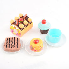 Load image into Gallery viewer, Birthday Cake 75pcs Pretend Play Food Toy Set Blue