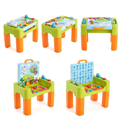 Play & Learning Activity Desk 6 in 1 Game Table Activity Desk