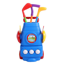 Load image into Gallery viewer, Deluxe Golf Set For Kids Comes With 3 Golf Clubs, 3 Balls, And 2 Practice Holes