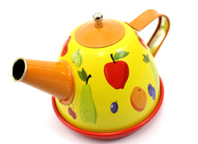 Load image into Gallery viewer, Metal Teapot and Cups Kitchen Playset (Fruit)