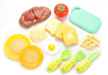 Load image into Gallery viewer, Kitchen Fun Steak and Egg Dinner Cutting Food Playset