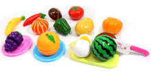 Load image into Gallery viewer, Kitchen Fun Cutting Fruits &amp; Vegetables Food Playset