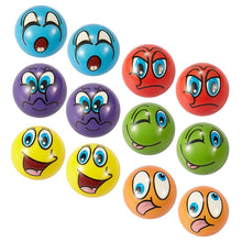 Load image into Gallery viewer, Mini Emoji Soft Foam Stress Balls (24 Balls Per Box)