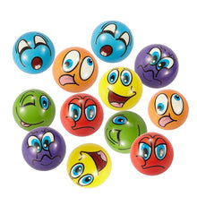 Load image into Gallery viewer, Mini Emoji Soft Foam Stress Balls (24 Balls Per Box)