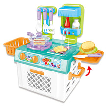 Load image into Gallery viewer, Mini Kitchen Playset with Sound and color changing for real cooking