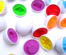 Load image into Gallery viewer, Educational Matching Shape And Color Eggs Game