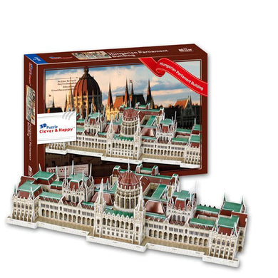 The Hungarian Parliament Building - Budapest 3D Puzzle (237 Pieces)