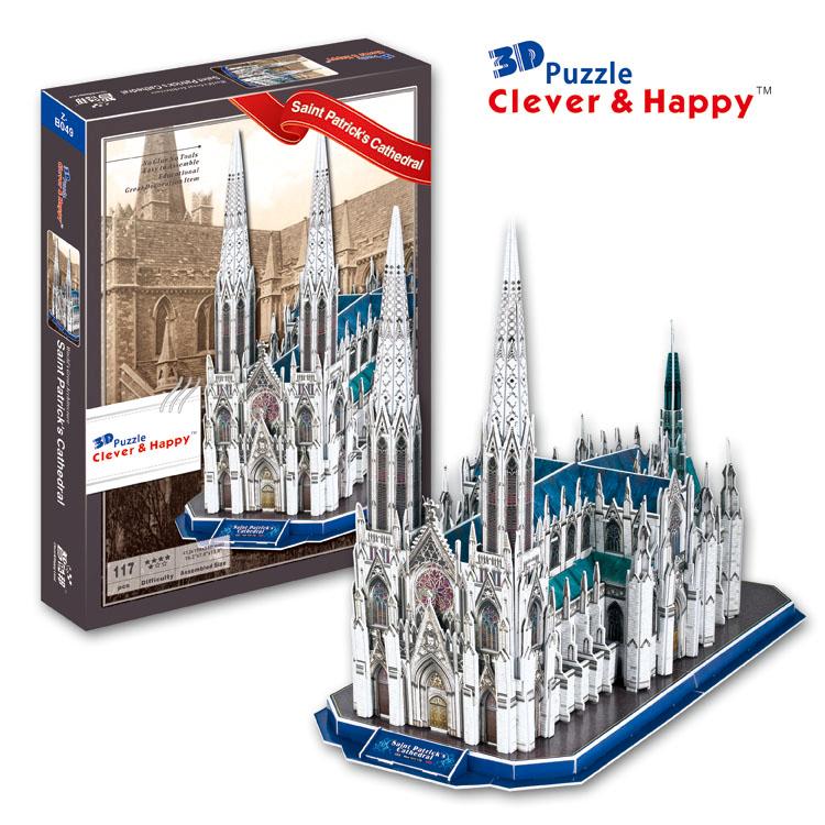 St. Patrick's Cathedral 3D Puzzle (117 pcs)