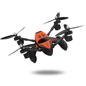 Triphibian RC Quadcopter, 2.4Ghz Land Air And Sea Drone (Orange)