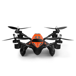 Triphibian RC Quadcopter, 2.4Ghz Land Air And Sea Drone (Orange)