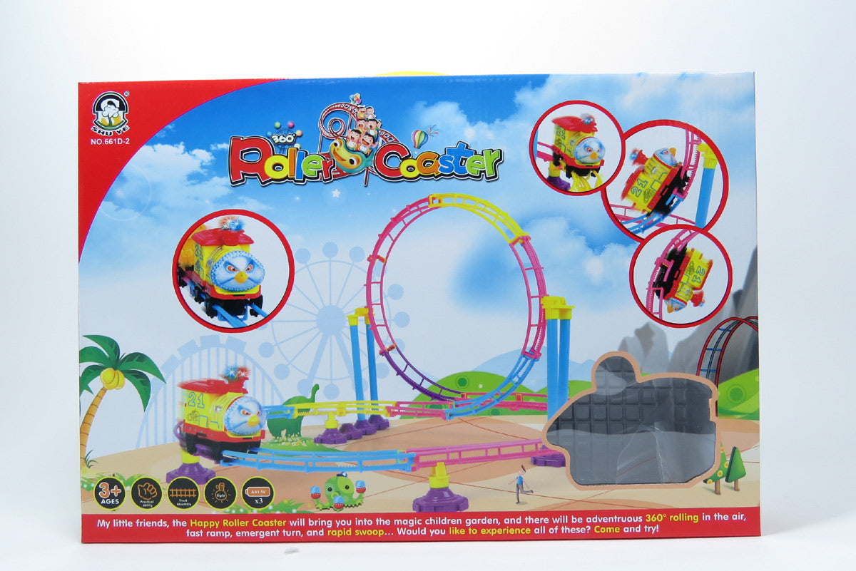 Park Roller Coaster Toy Building Set (75 Pcs)