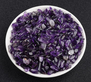 Amethyst Tumbled Chips Stone (1 Pound)