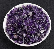 Load image into Gallery viewer, Amethyst Tumbled Chips Stone (1 Pound)