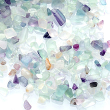 Load image into Gallery viewer, Fluorite Tumbled Chips Stone (1 Pound)