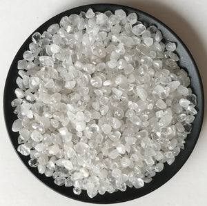 Rock Quartz Tumbled Chips Stone (1 Pound)