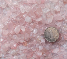 Load image into Gallery viewer, Rose Quartz Tumbled Chips Stone (1 Pound)