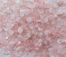 Load image into Gallery viewer, Rose Quartz Tumbled Chips Stone (1 Pound)