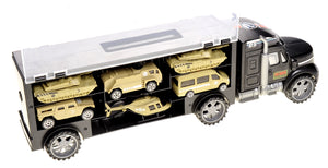 Military Transport Truck - Includes Tanks, Helicopters, Additional Slots for Other Vehicles