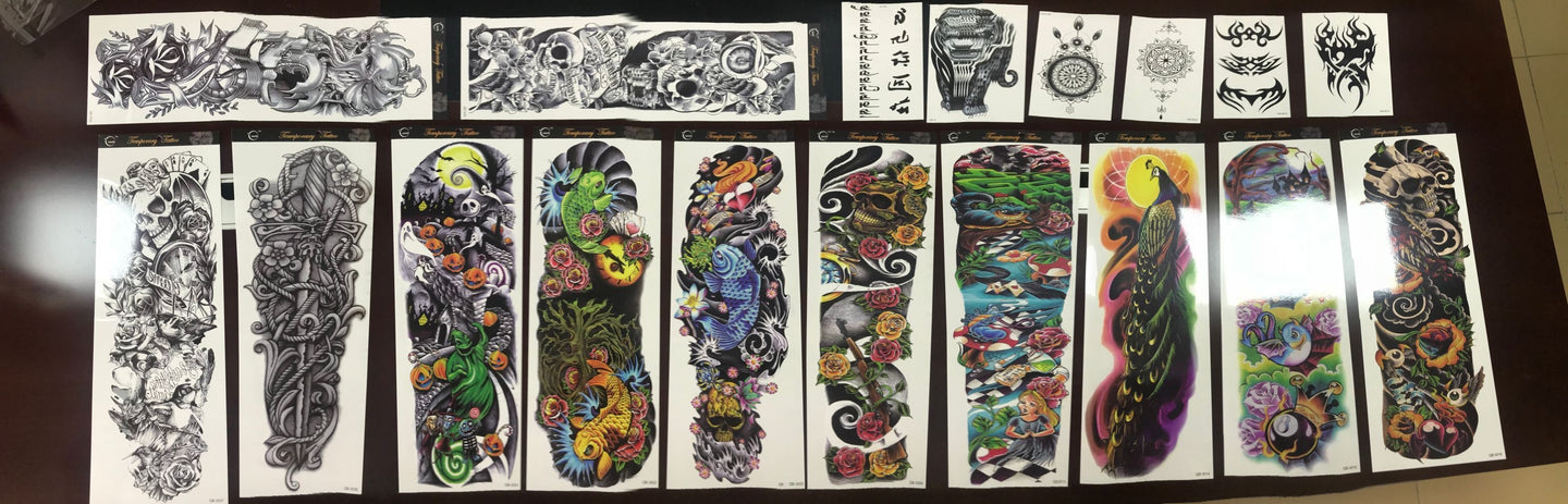 Temporary Tattoos Full Sleeve Men and Women
