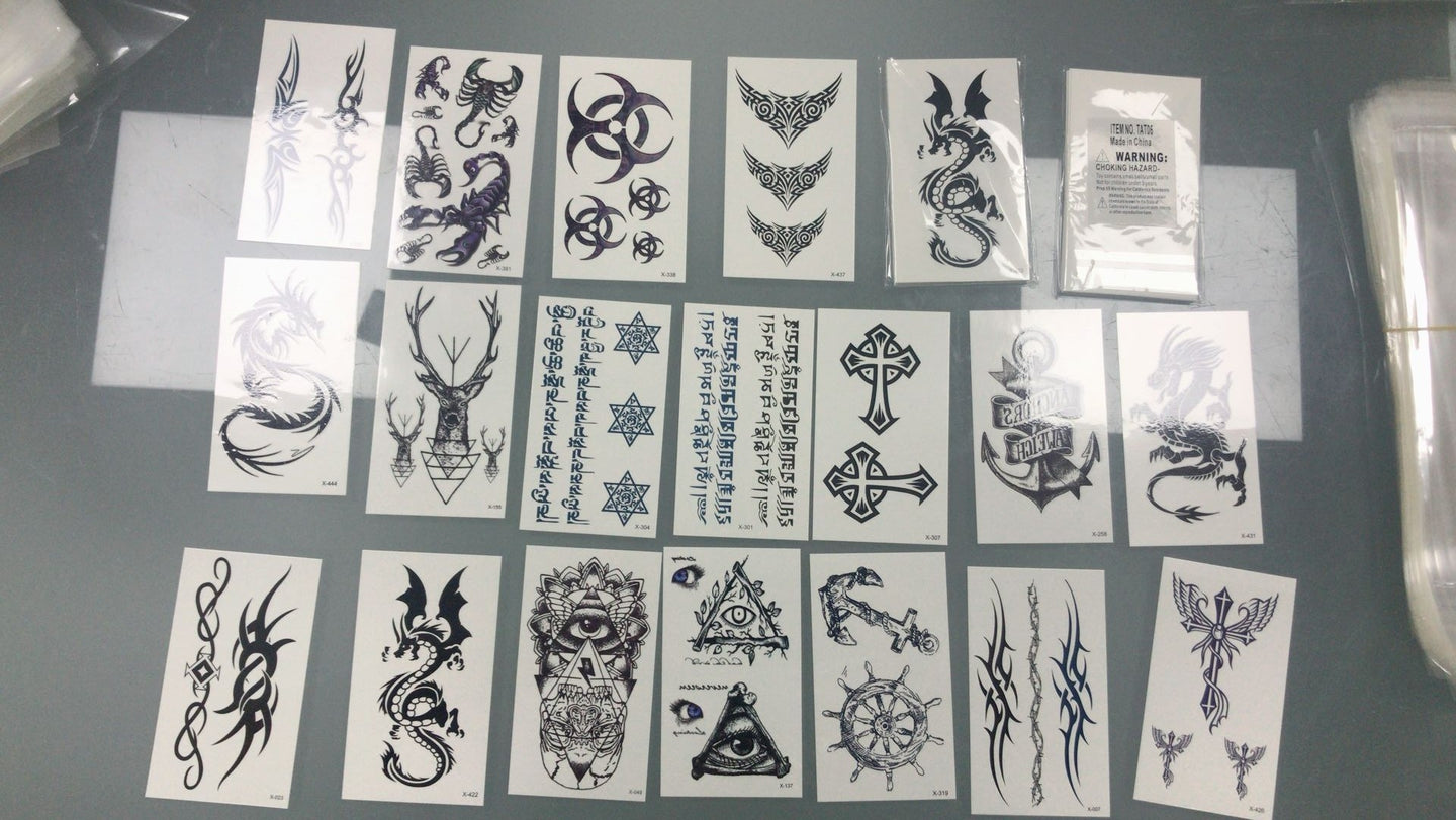 More Temporary Arm Tattoos