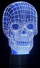 Load image into Gallery viewer, Optical Illusion 3D Skull Light