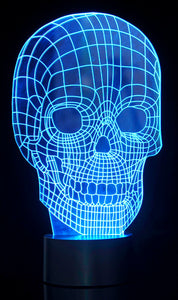 Optical Illusion 3D Skull Light