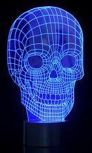 Load image into Gallery viewer, Optical Illusion 3D Skull Light