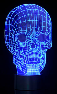 Optical Illusion 3D Skull Light