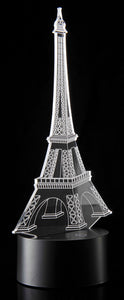 Optical Illusion 3D Eifel Tower Lighting