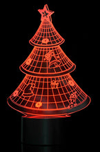 Load image into Gallery viewer, Optical Illusion 3D Christmas Tree Lighting