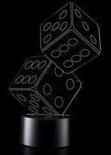 Load image into Gallery viewer, Optical Illusion 3D Dice Lighting