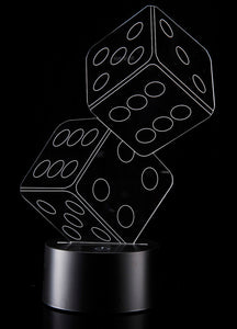 Optical Illusion 3D Dice Lighting