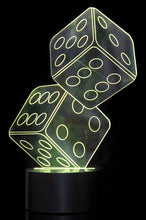 Load image into Gallery viewer, Optical Illusion 3D Dice Lighting